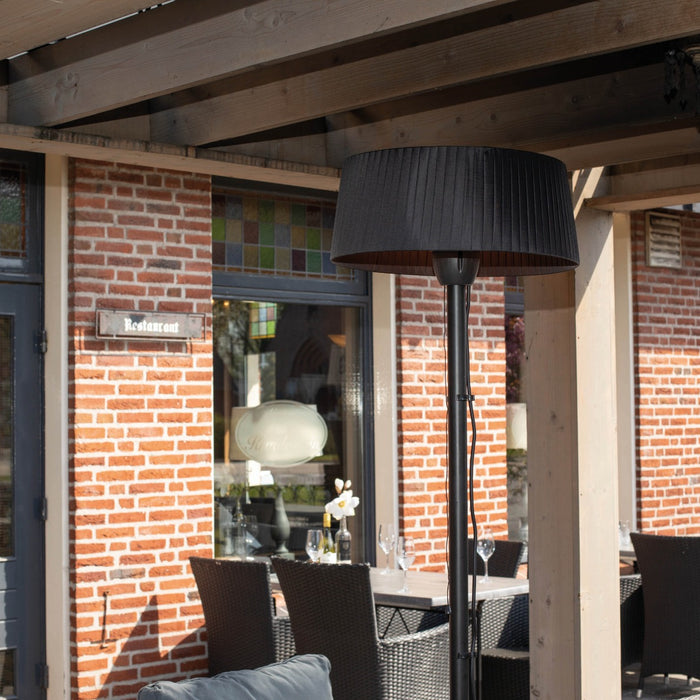 Sunred - Artix - Bright lijn - Zwart - Staand model - Terrasverwarmer