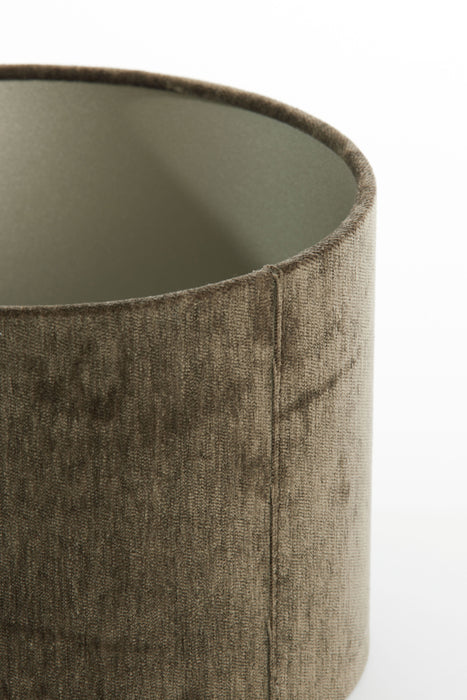 Light & Living Light&living Kap cilinder 25-25-18 cm BAYOU mos groen