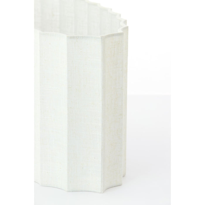 Light & Living Lampenkap ovaal Disli - Wit - 38x17.5x19cm