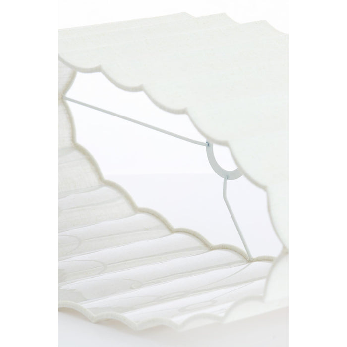 Light & Living Lampenkap ovaal Disli - Wit - 38x17.5x19cm