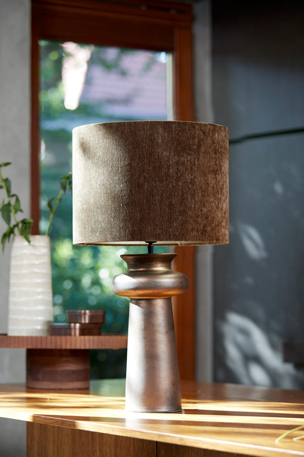 Light & Living Light&living Kap cilinder 40-40-30 cm BAYOU mos groen