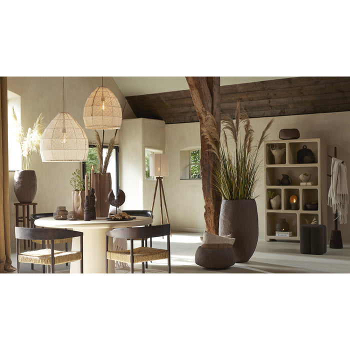 Light & Living - Hanglamp MAKASSAR - Ø42x42cm - Wit