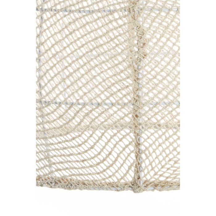 Light & Living - Hanglamp MAKASSAR - Ø42x42cm - Wit