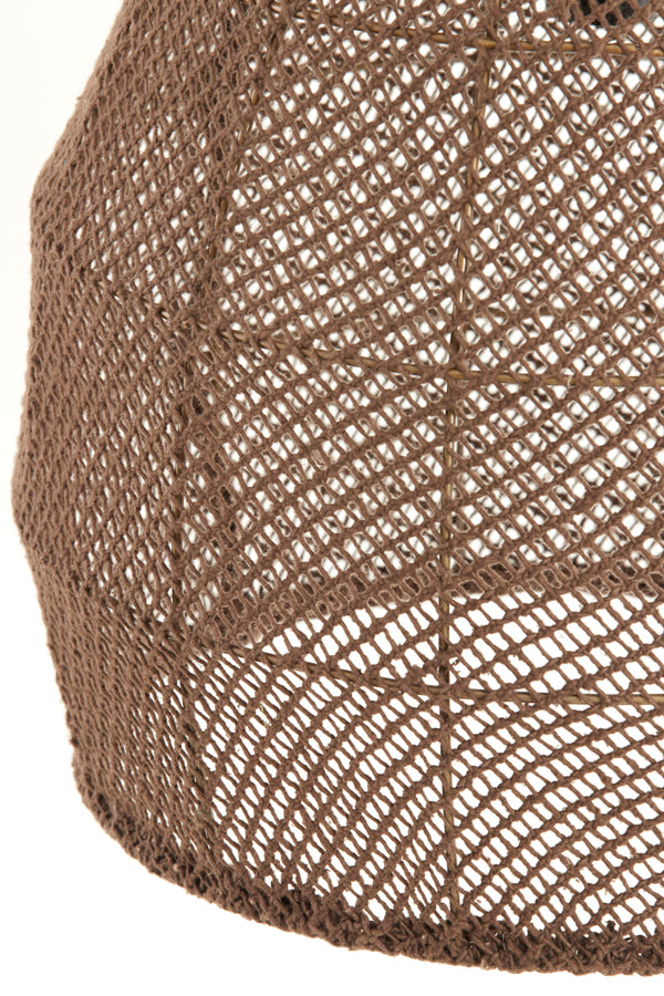 Light & Living - Hanglamp MAKASSAR - Ø42x42cm - Bruin