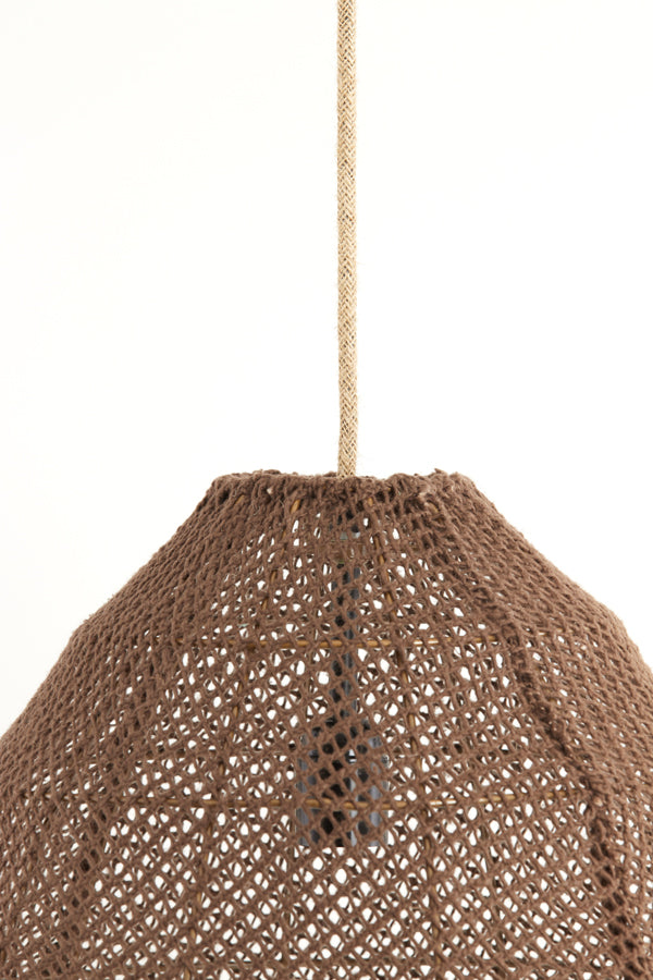Light & Living - Hanglamp MAKASSAR - Ø42x42cm - Bruin