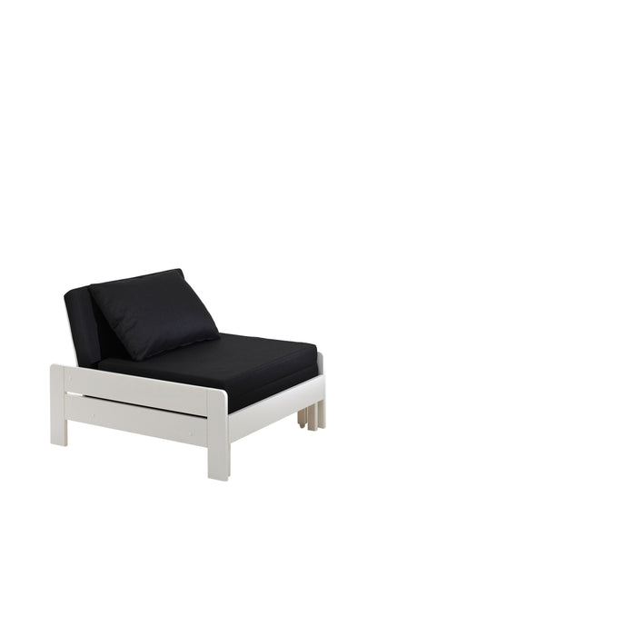 LUCEVI - Pino Hoogslaper + Bureau + Slaapfauteuil 90x200 cm - Wit