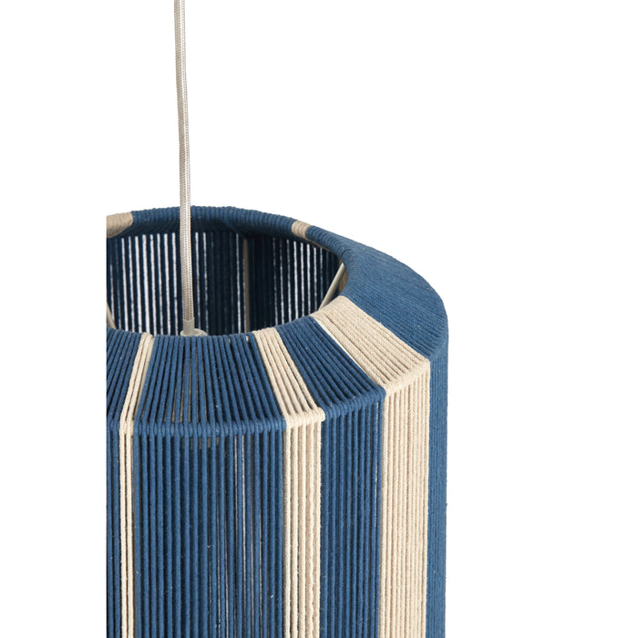 Light & Living - Hanglamp KOZANA - Ø30x46cm - Blauw