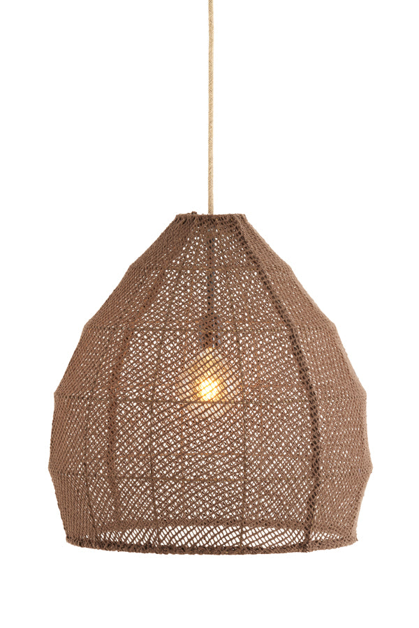 Light & Living - Hanglamp MAKASSAR - Ø50x50cm - Bruin