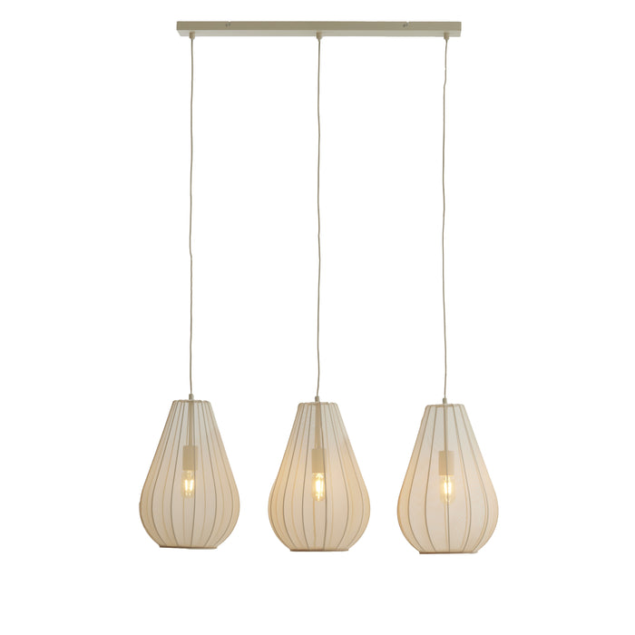 Light & Living - Hanglamp ITELA - 80x8x40cm - Bruin
