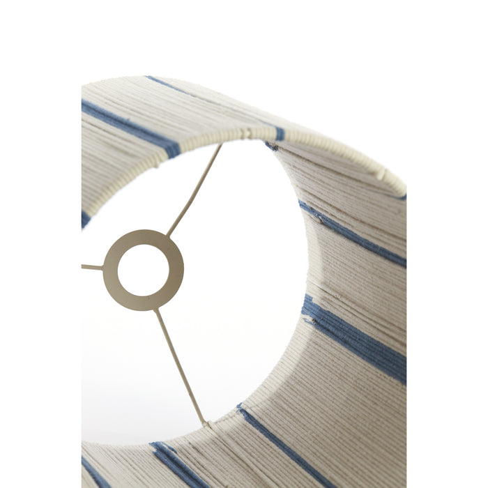 Light & Living Light&living Kap cilinder 30-30-40 cm MEDAN crème+blauw