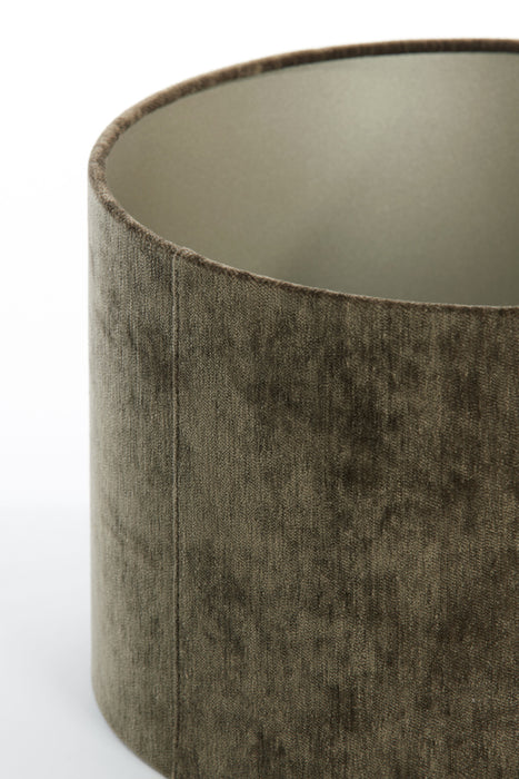 Light & Living Light&living Kap cilinder 30-30-21 cm BAYOU mos groen