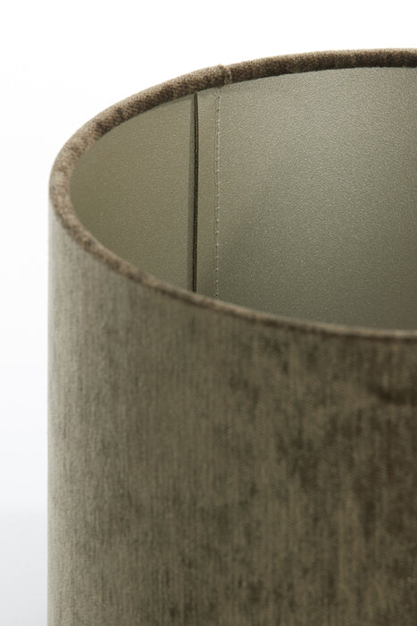 Light & Living Light&living Kap cilinder 30-30-21 cm BAYOU mos groen