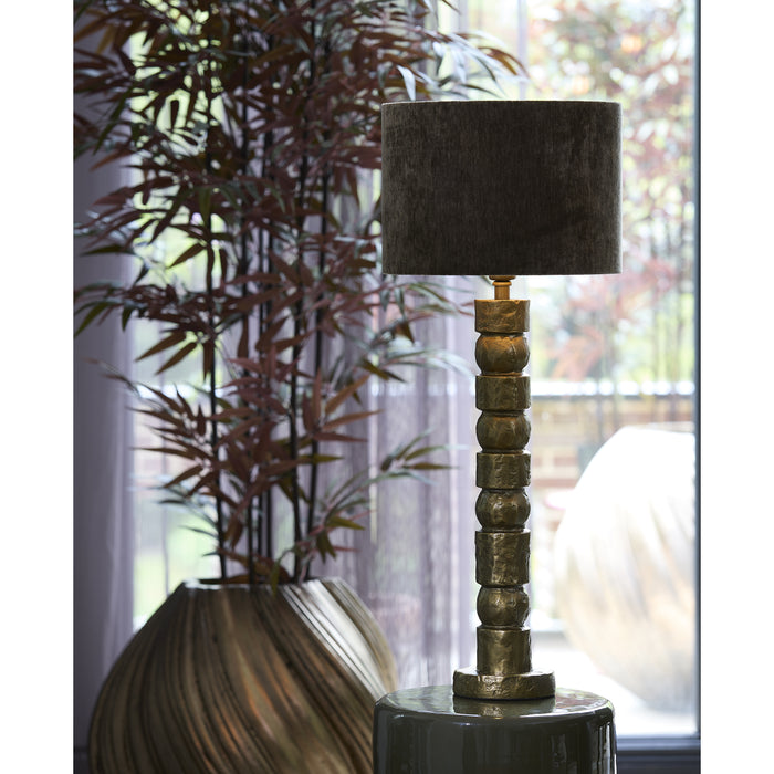 Light & Living Light&living Kap cilinder 30-30-21 cm BAYOU mos groen