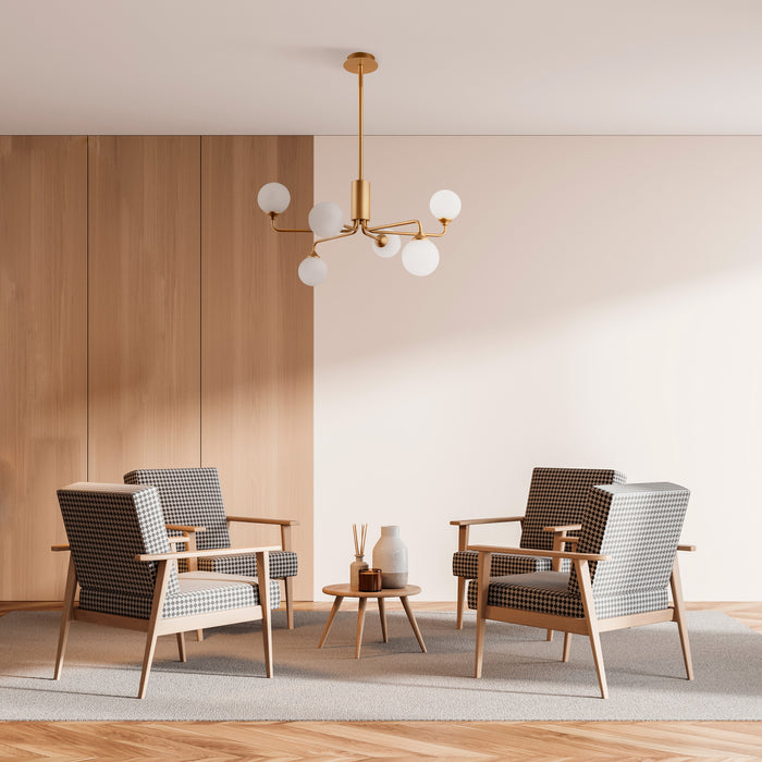 Maytoni - Kroonluchter Alexis - Mat goud - Ø65