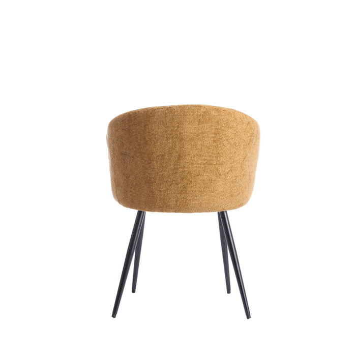 Light & Living - Eetkamerstoel RADAJA - Ø58x78cm - Geel - Set van 2