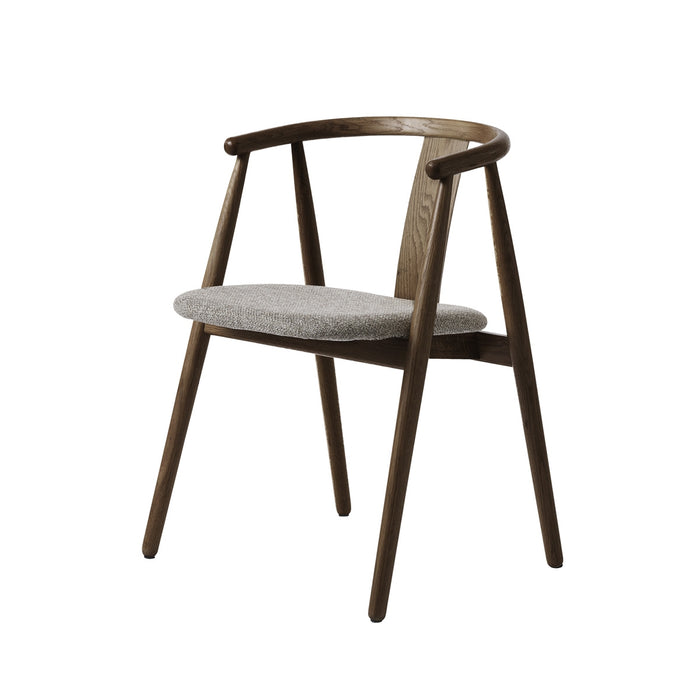 Giga Living - Eetkamerstoel Donkerbruin|Bruin Eikenhout - Relate - Set van 2