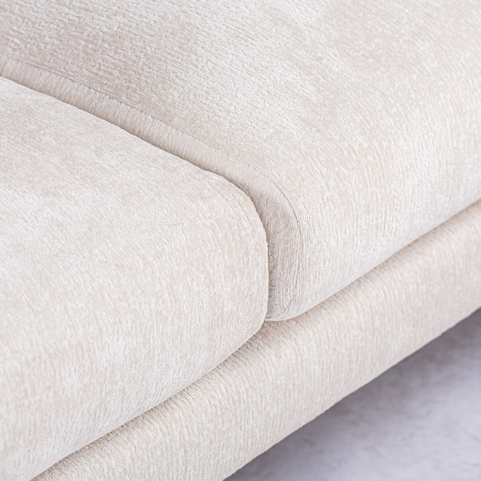 Giga Meubel - Hoekbank Stof - Champagne - 3-Zits Rechts - Loris