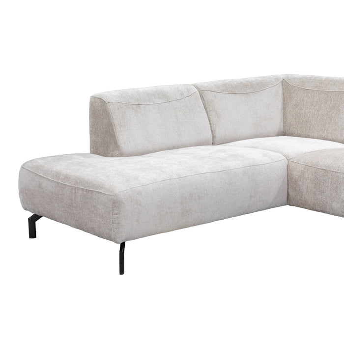 Giga Meubel - Hoekbank Beige - 3,5-Zits Links - 275x210x77cm - Milan