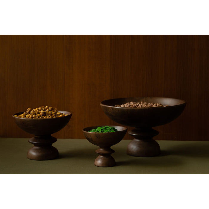 Dutchbone Gwen Houten Schaal M - Bruin