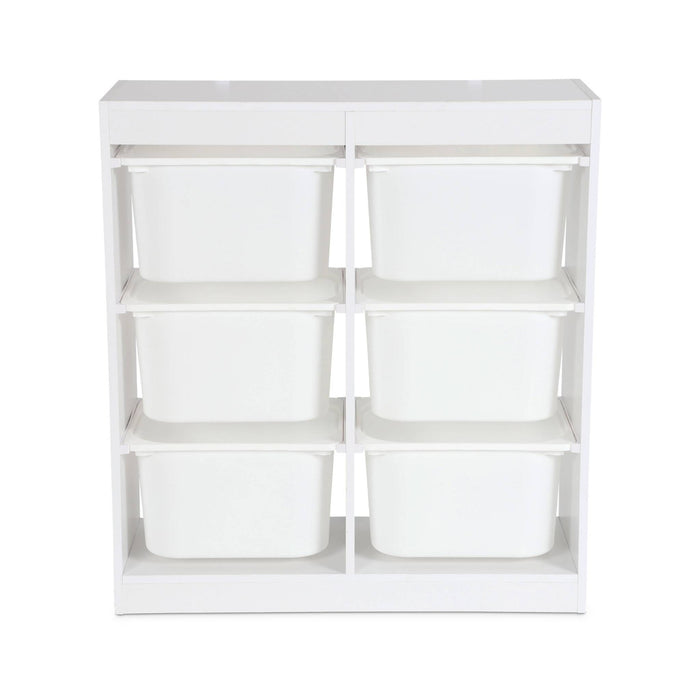 sweeek - Kinderopbergmeubel met 6 opbergbakken