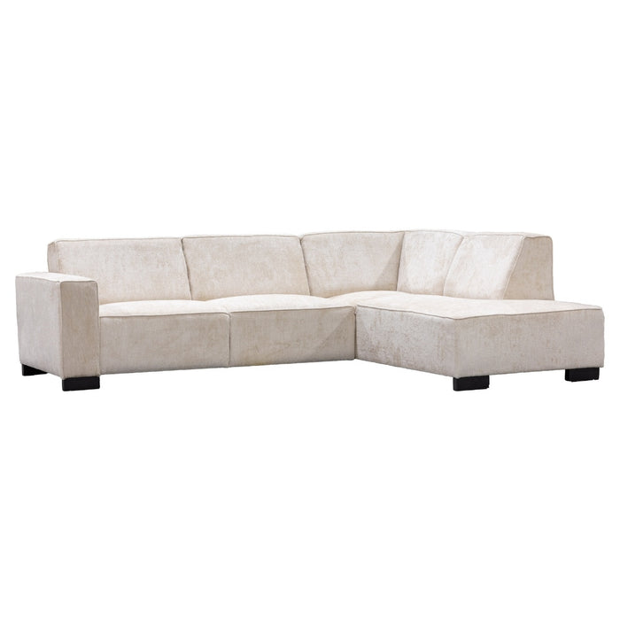 Giga Meubel - Hoekbank Beige - 3,5-Zits Rechts - 274x205x80cm - Napoli