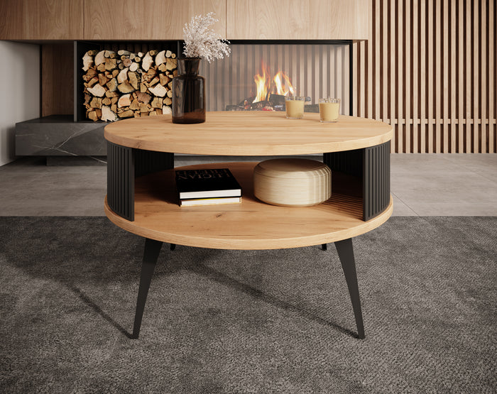 Meubella Salontafel Roslyn - Eiken - 75 cm