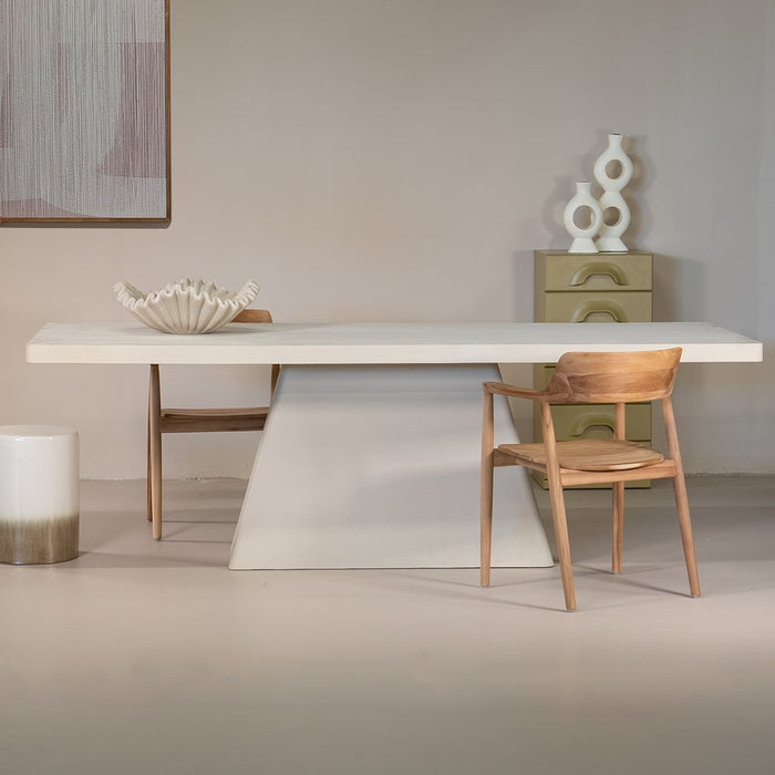 Giga Meubel - Eettafel Rechthoek 200cm - Beige Eco Composiet - Avia