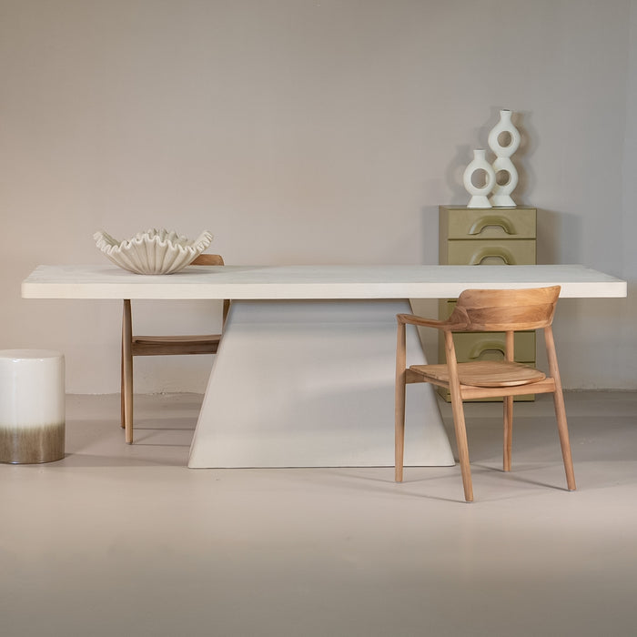 Giga Meubel - Eettafel Rechthoek 200cm - Beige Eco Composiet - Avia