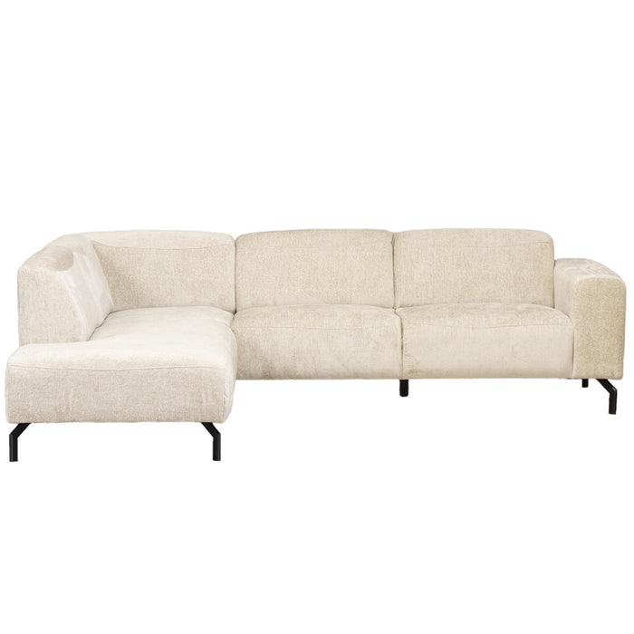 Giga Meubel - Hoekbank Taupe - 3,5-Zits Links - 275x210x77cm - Milan