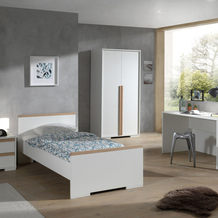 Vipack London Kledingkast 2-deurs - Wit