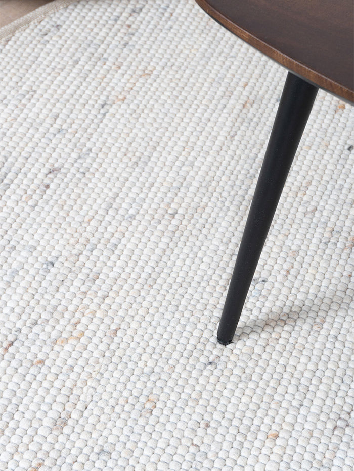 Veer Carpets - Vloerkleed Scott Beige Rond ø160 cm