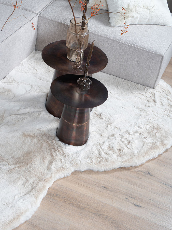 Veer Carpets - Vloerkleed Morbido Beige 2212 - Organisch 160 x 230 cm