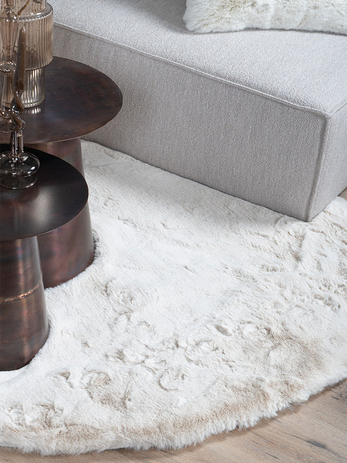 Veer Carpets - Vloerkleed Morbido Beige 2212 - Organisch 160 x 230 cm