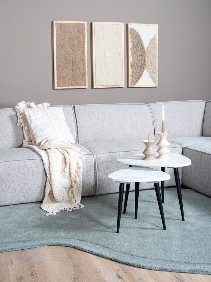 Veer Carpets - Vloerkleed Conga Taupe - Organisch 160 x 230 cm