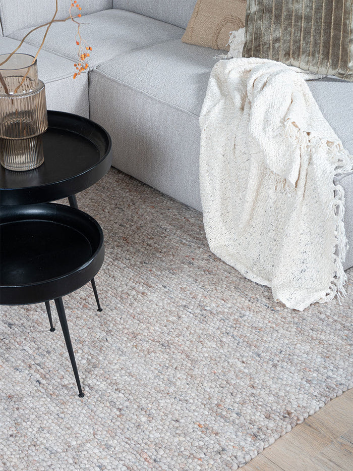 Veer Carpets - Vloerkleed Stone Donker Beige 417 - 160 x 230 cm