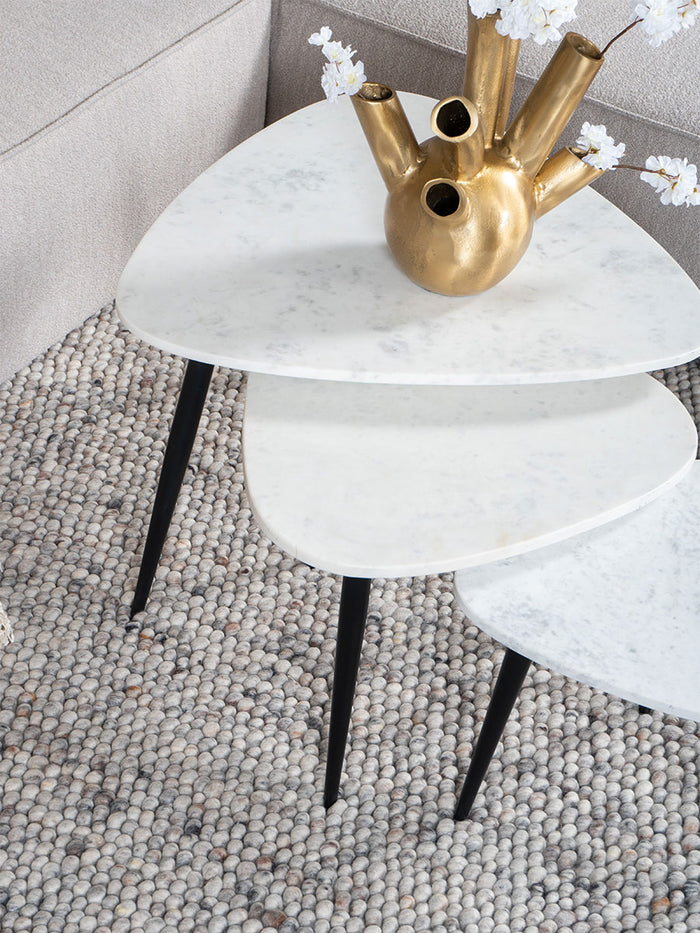 Veer Carpets - Vloerkleed Pool Grijs 420 - 160 x 230 cm