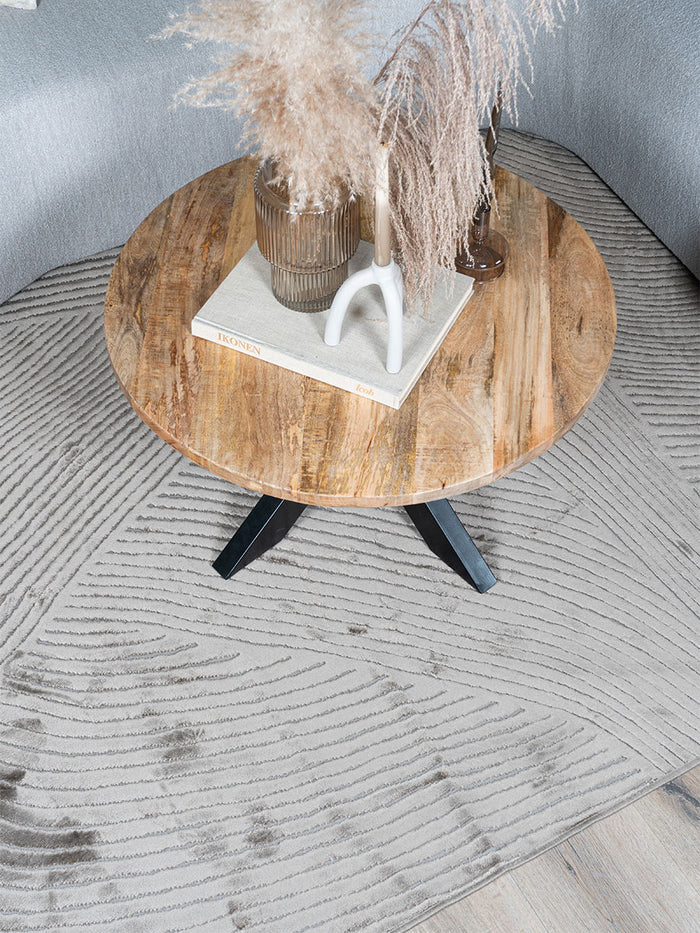 Veer Carpets - Vloerkleed Highlands Brown 64 - 200 x 280 cm