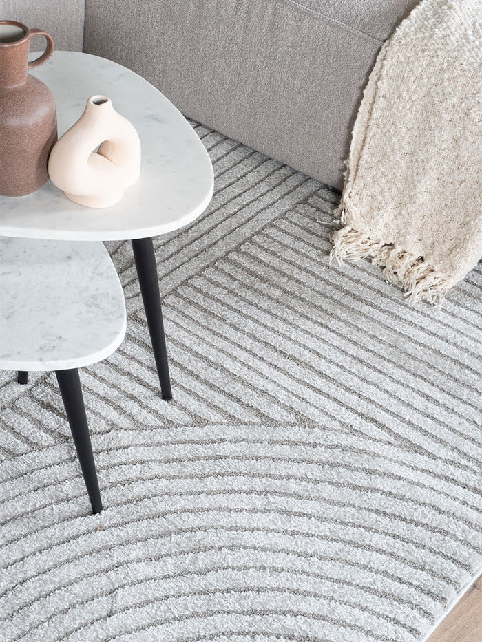 Veer Carpets - Vloerkleed Ella Grey 140 x 200 cm