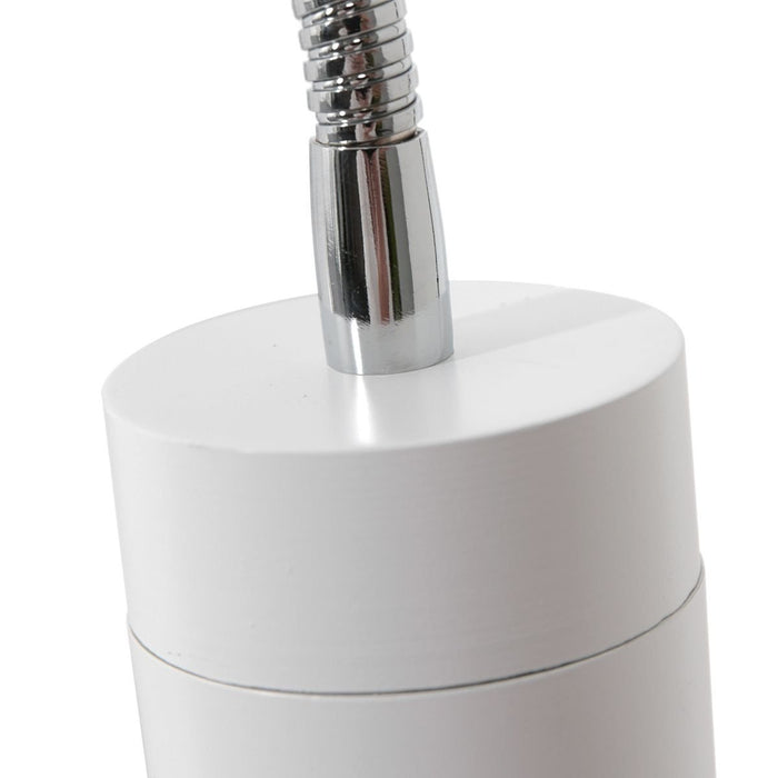 Mexlite - wandlamp - Upround - wit - metaal staal - bedlampje - GU10