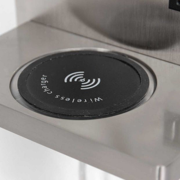 Mexlite Wandlamp Upround Staal USB 1lichts