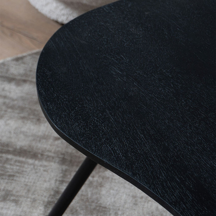 Home67 - Salontafel Ludo Zwart - Organisch - Set van 2