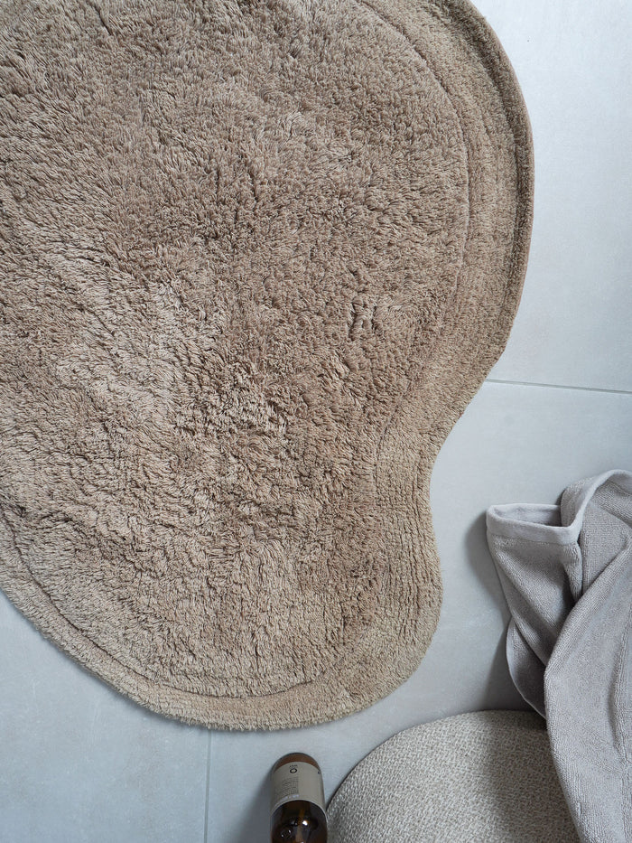 Veer Carpets - Badmat Bodi - Taupe 60 x 80 cm