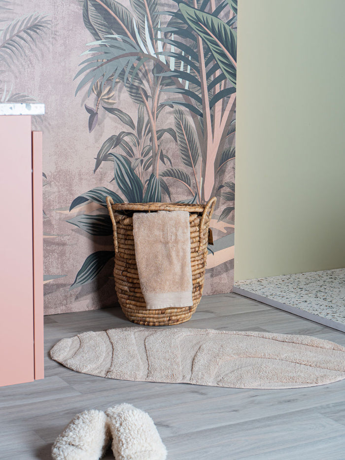 Veer Carpets - Badmat Beau - Beige Ovaal 50 x 80 cm