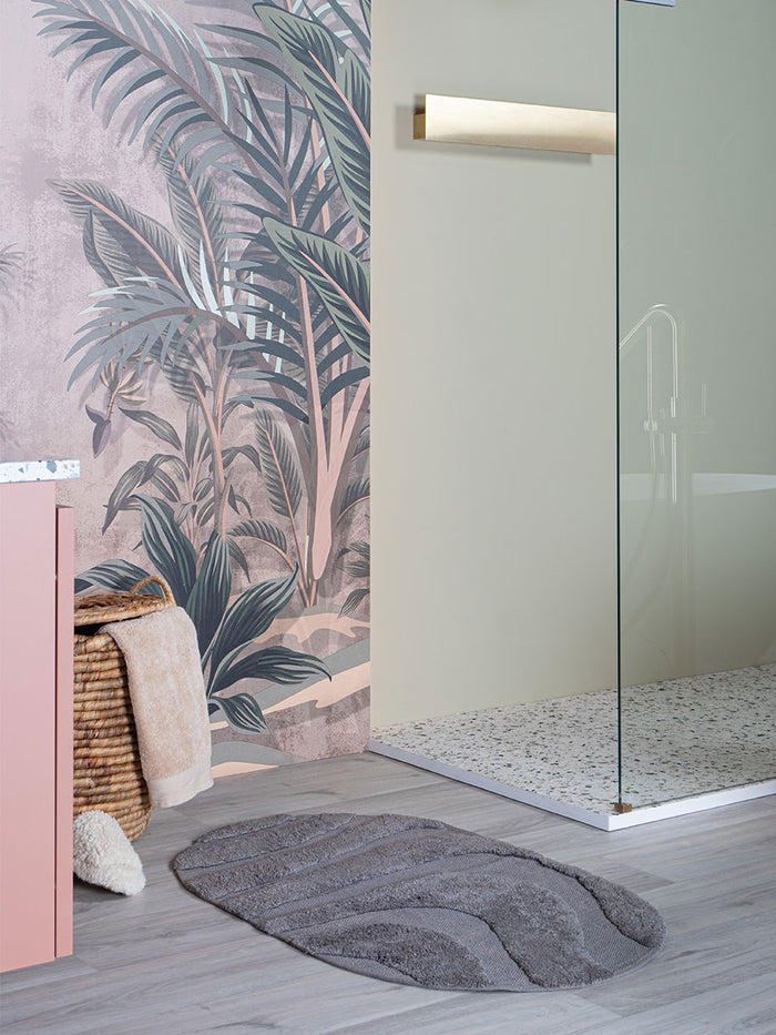 Veer Carpets - Badmat Beau - Grey Ovaal 60 x 100 cm