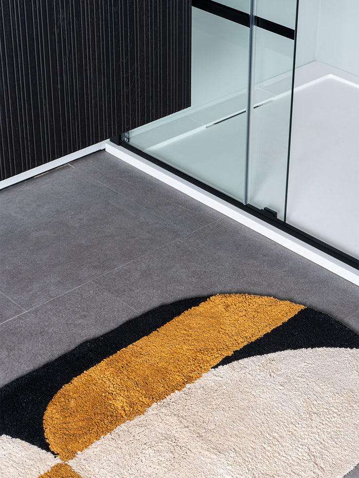 Veer Carpets - Badmat Bowie - Oker Ovaal 60 x 100 cm