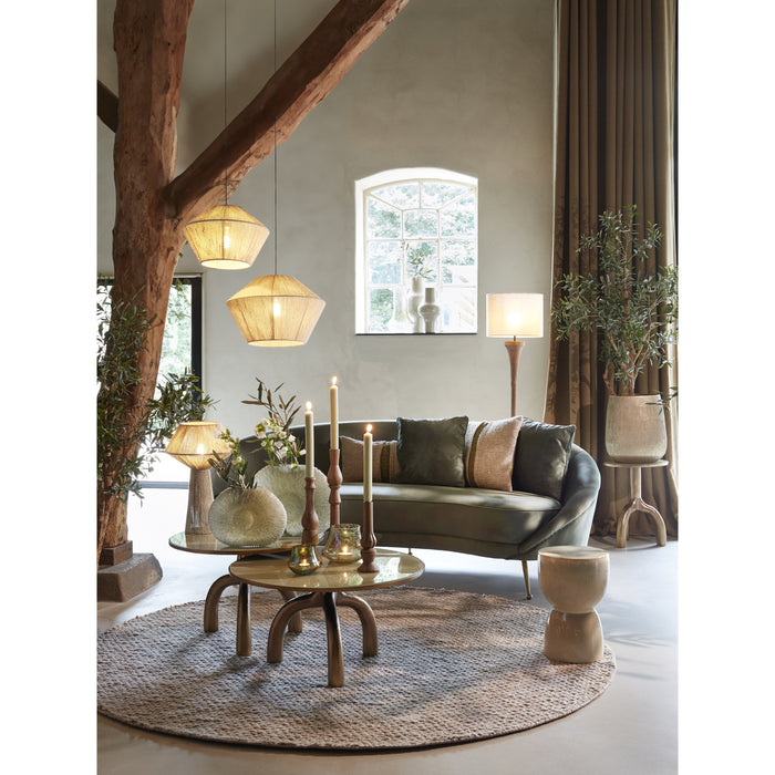 Light & Living - Vloerkleed TRENETA - Ø220x0.5cm - Bruin