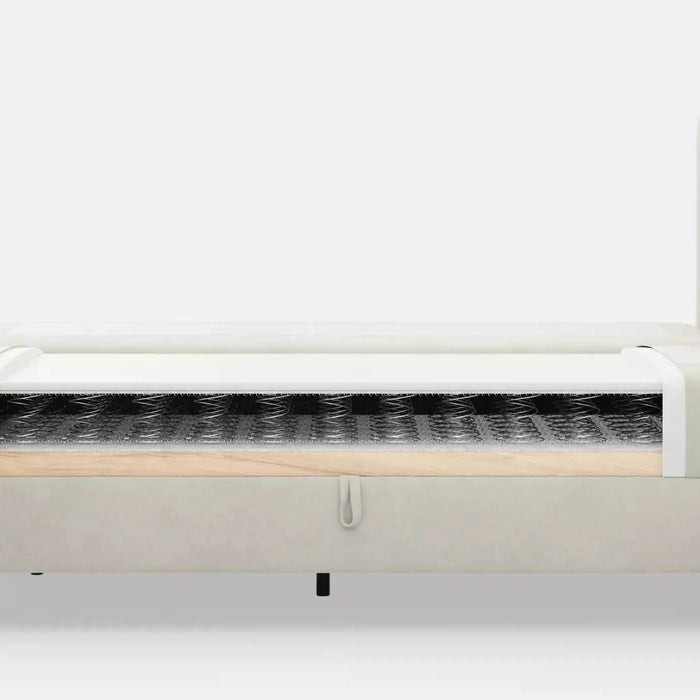 by fonQ Pazara Boxspring met Opbergruimte 160 x 200 cm - Beige / Naturel