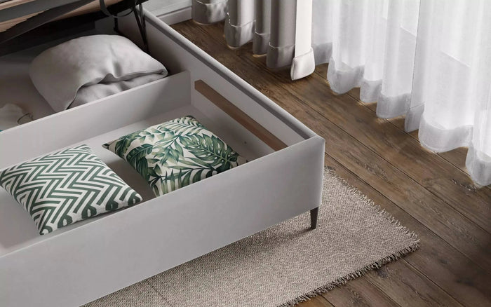 by fonQ Beau Tweepersoonsbed 160 x 200 cm - Lichtgrijs