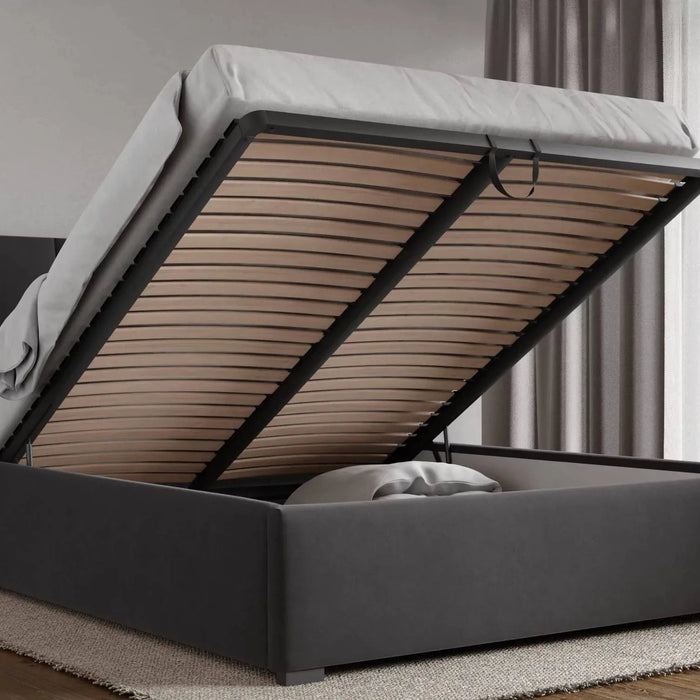 by fonQ Velvix Tweepersoonsbed 160 x 200 cm - Grijs