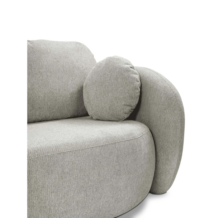 by fonQ Orin 3-zitsbank met Slaapfunctie - Chenille - Grijs